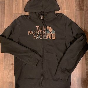 THE NORTH FACE camo ZIP HOODIE men’s MEDIUM